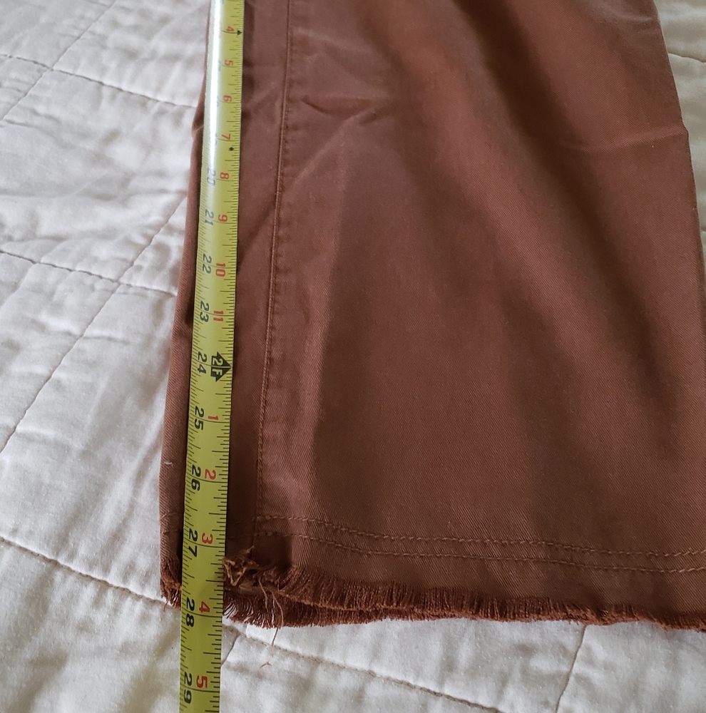 Treasure & Bond Wide Leg Cotton Blend Lightweight Pants Size 10 - Picture 7 of 9